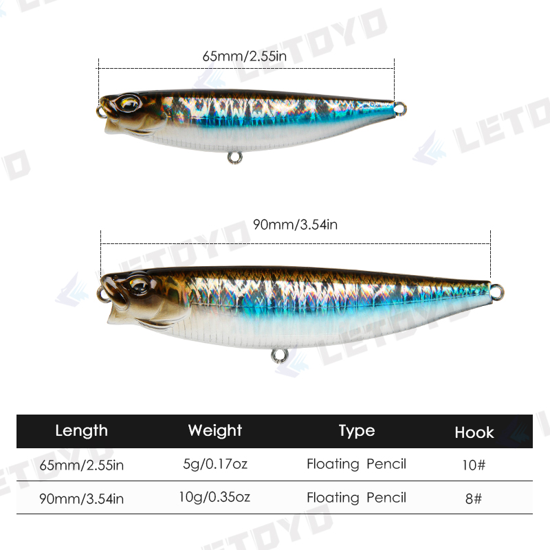 LETOYO 65mm 5g/90mm 10g Surfac - Fishing Lure Buzzbait 리뷰 및 가격