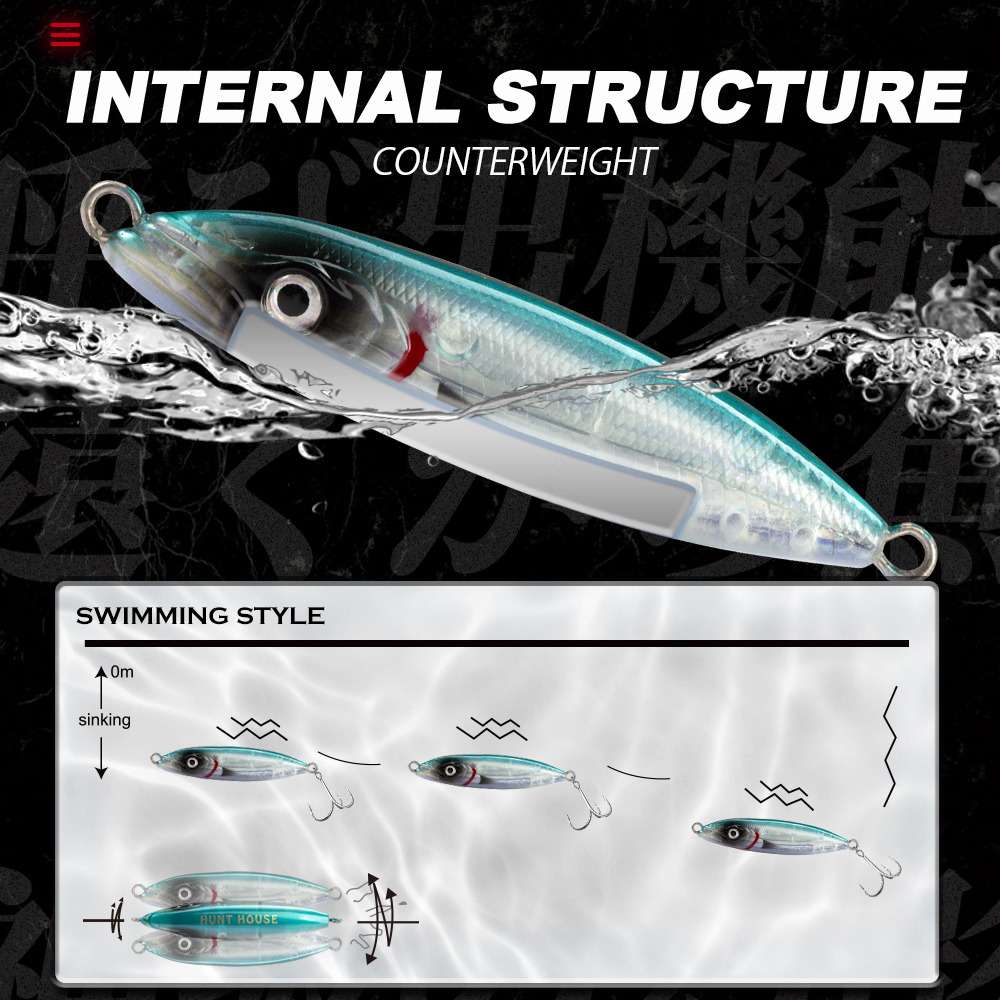 Hunthouse Fishing Slow Sinking - Fishing Lure Buzzbait 리뷰 및 가격