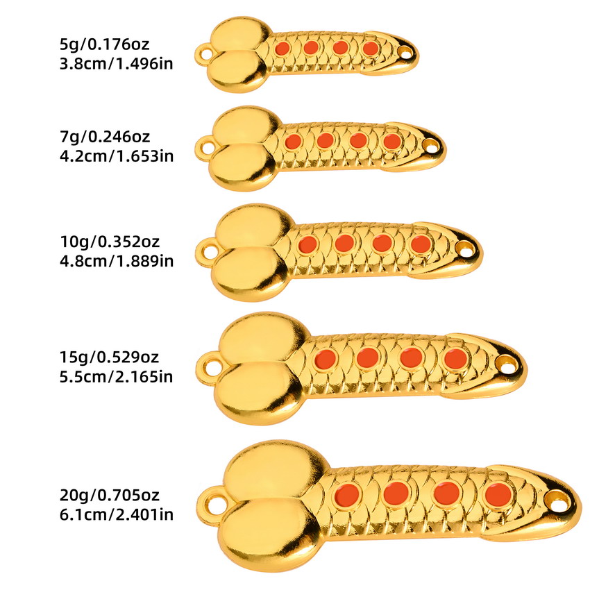 Metal Spoon Penis Shape Fishin - Fishing Lure Spoon 리뷰 및 가격