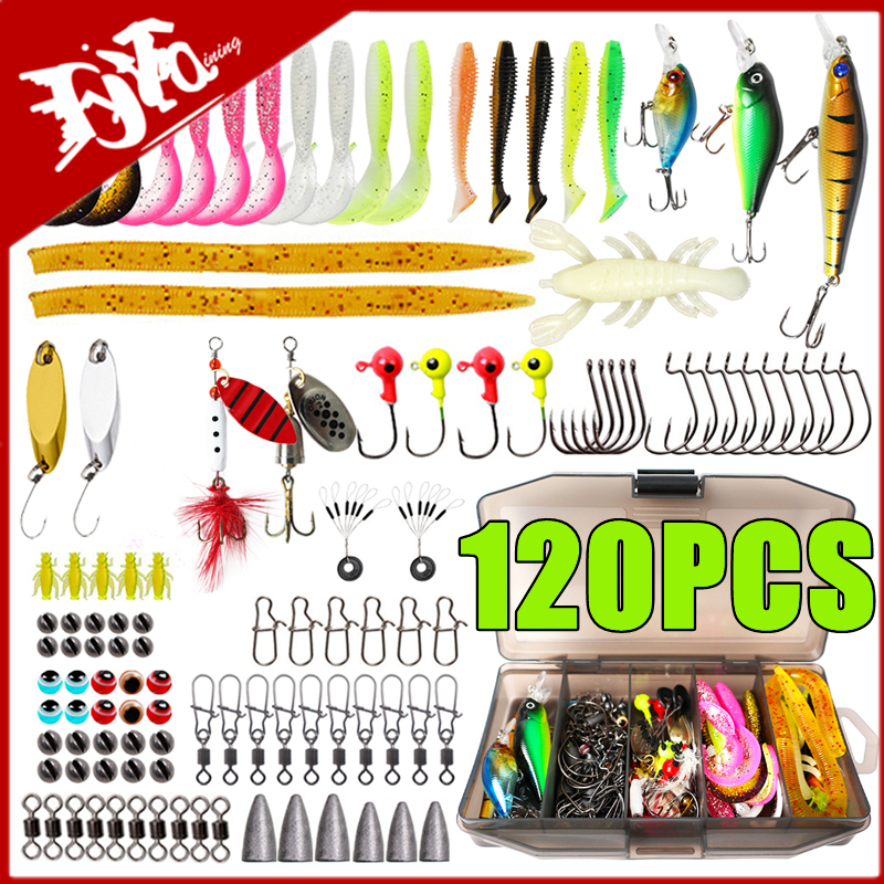 New 120PCS Fishing Lure Set So - Fishing Lure Spoon 리뷰 및 가격