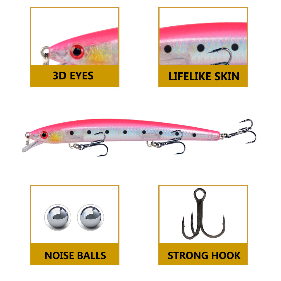 Minnow Fishing Lure 13.5cm 15. - Fishing Lure Buzzbait 리뷰 및 가격