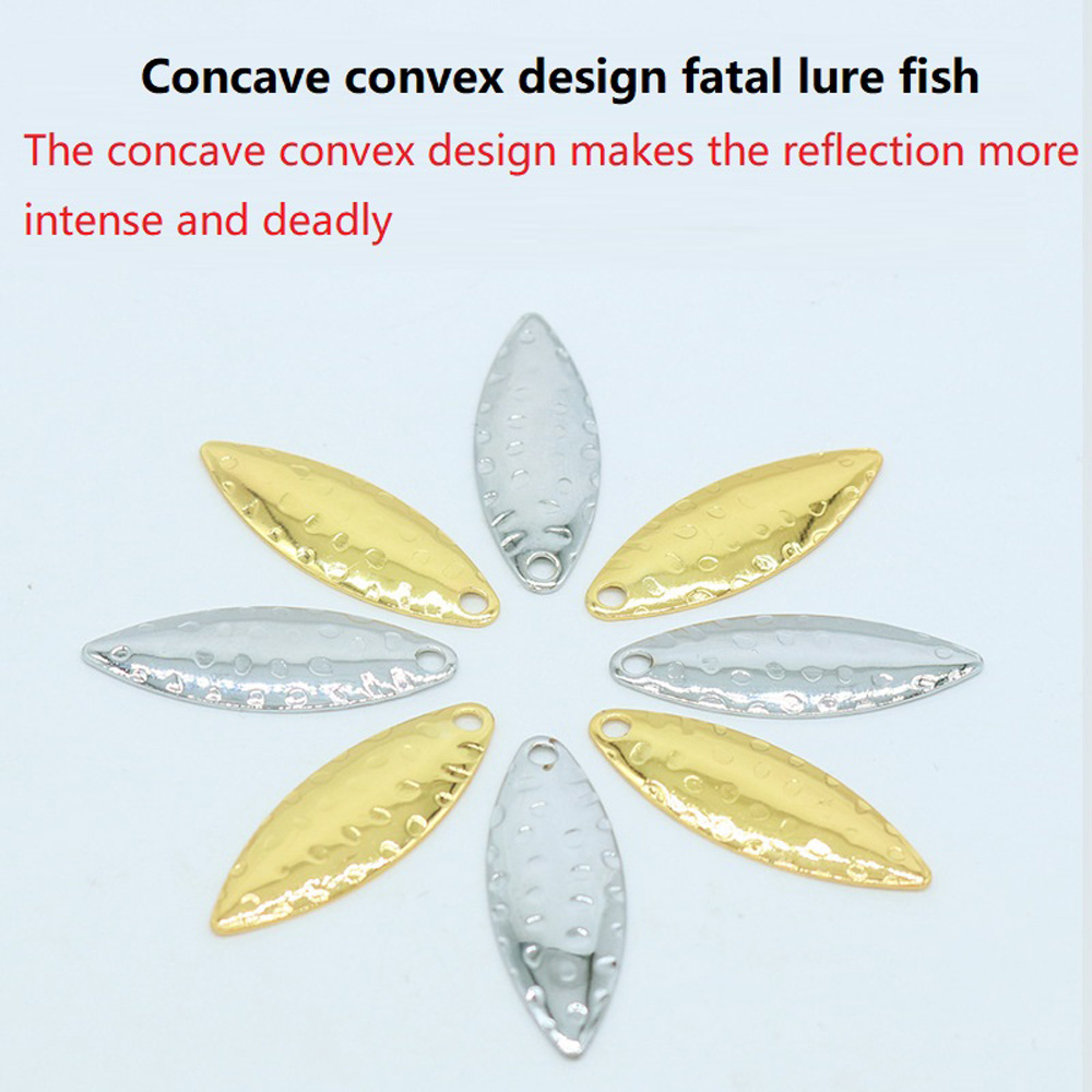 10Pcs/lot Willow leaf Sequin P - Fishing Lure Spoon 리뷰 및 가격