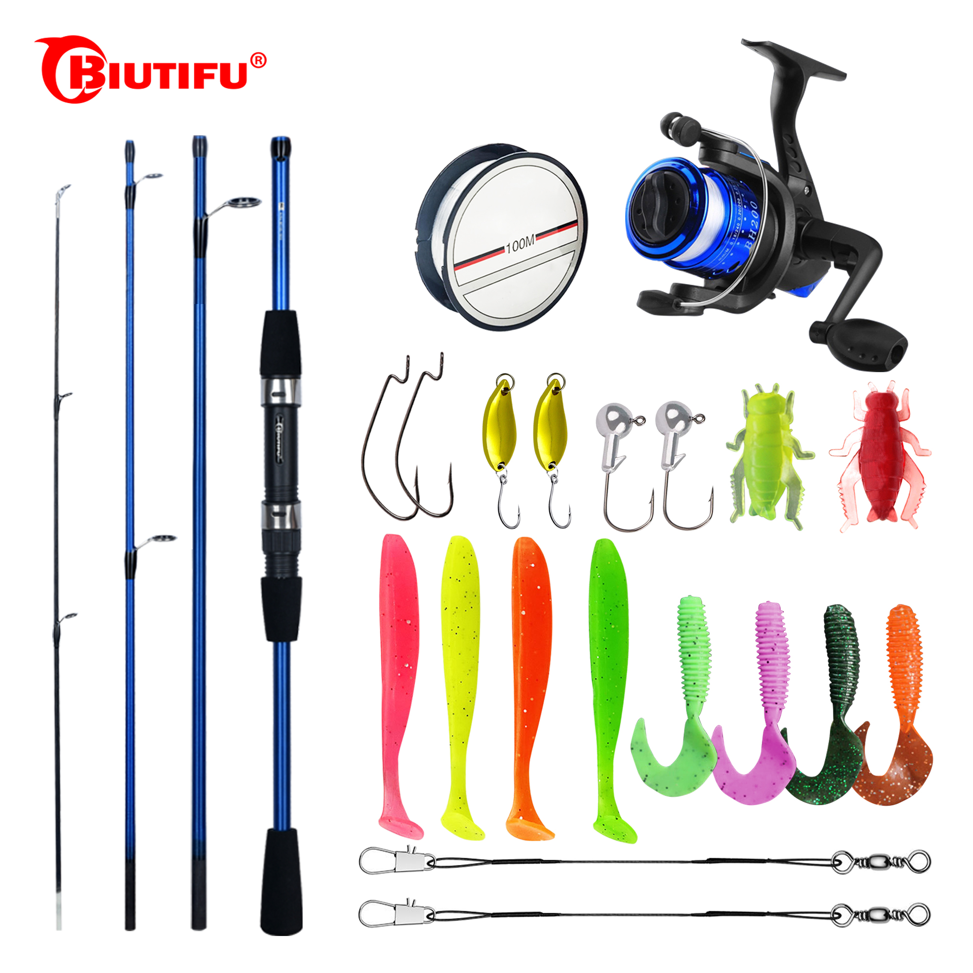 BIUTIFU Spinning Fishing Rod S - Fishing Lure Swimbait 리뷰 및 가격