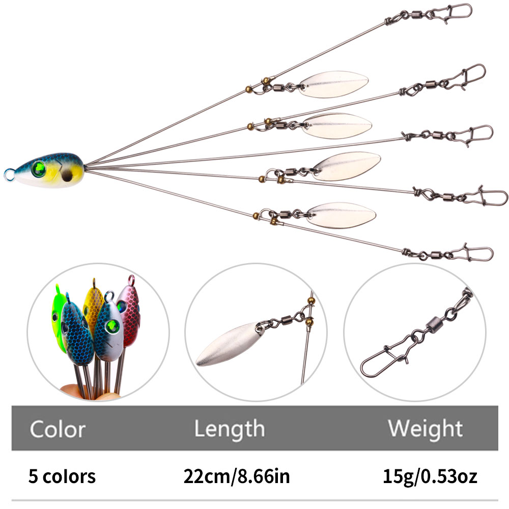 Alabama Rig Spinner Bait Umbre - Fishing Lure Blade Bait 리뷰 및 가격