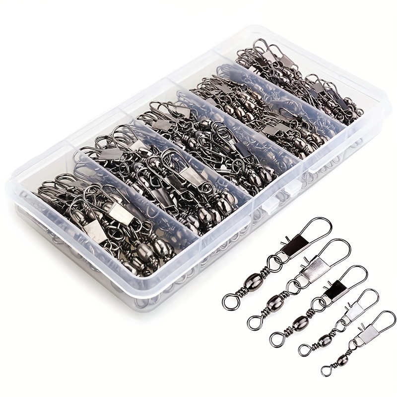 50/200pcs Barrel Snap Swivel F - Fishing Lure Accessories 리뷰 및 가격