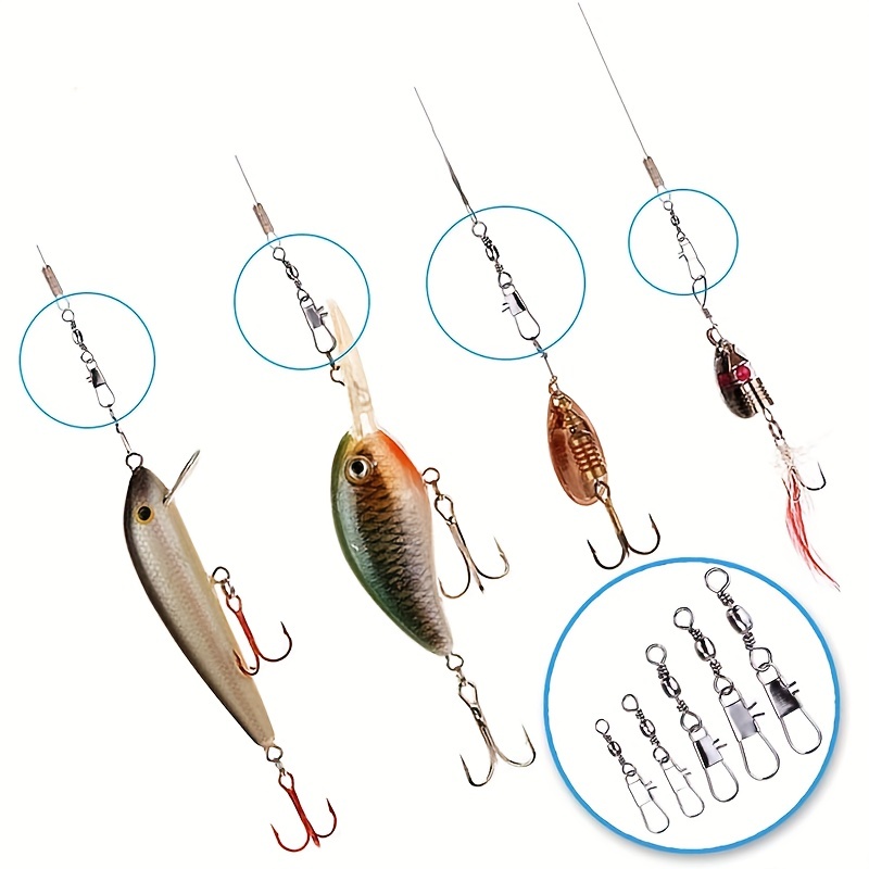 50/200pcs Barrel Snap Swivel F - Fishing Lure Accessories 리뷰 및 가격